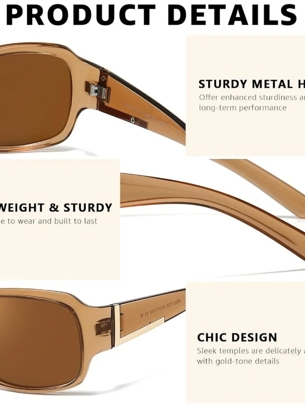 Trendy Women's Polarized Sunglasses - Lightweight Curved Design UV400 Protection